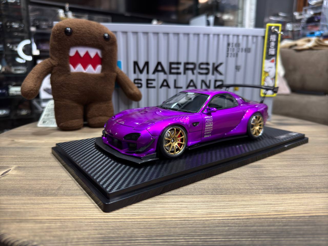 IG2965 Ignition Model FEED Afflux GT3 FD3S Purple 1:18
