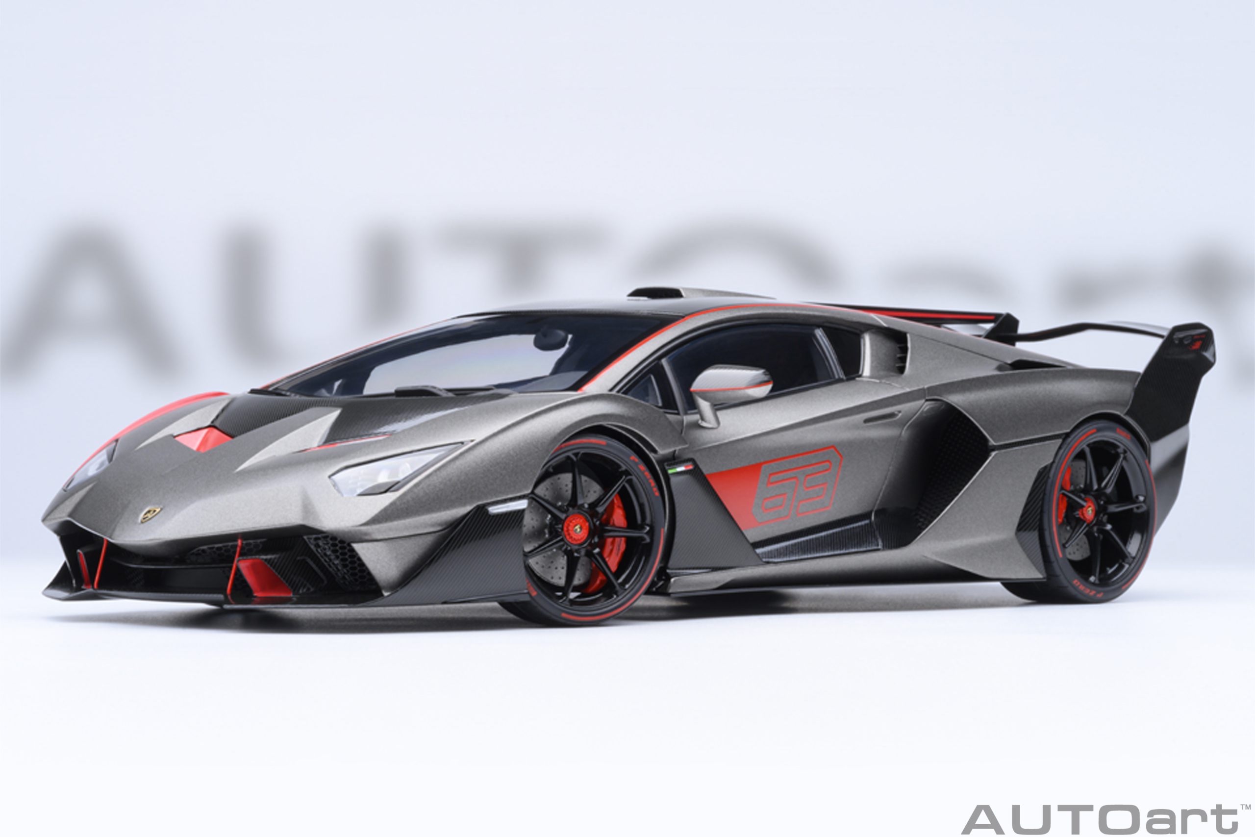 79216 Autoart Lamborghini SC18 Alston Grigio Daytona 1:18