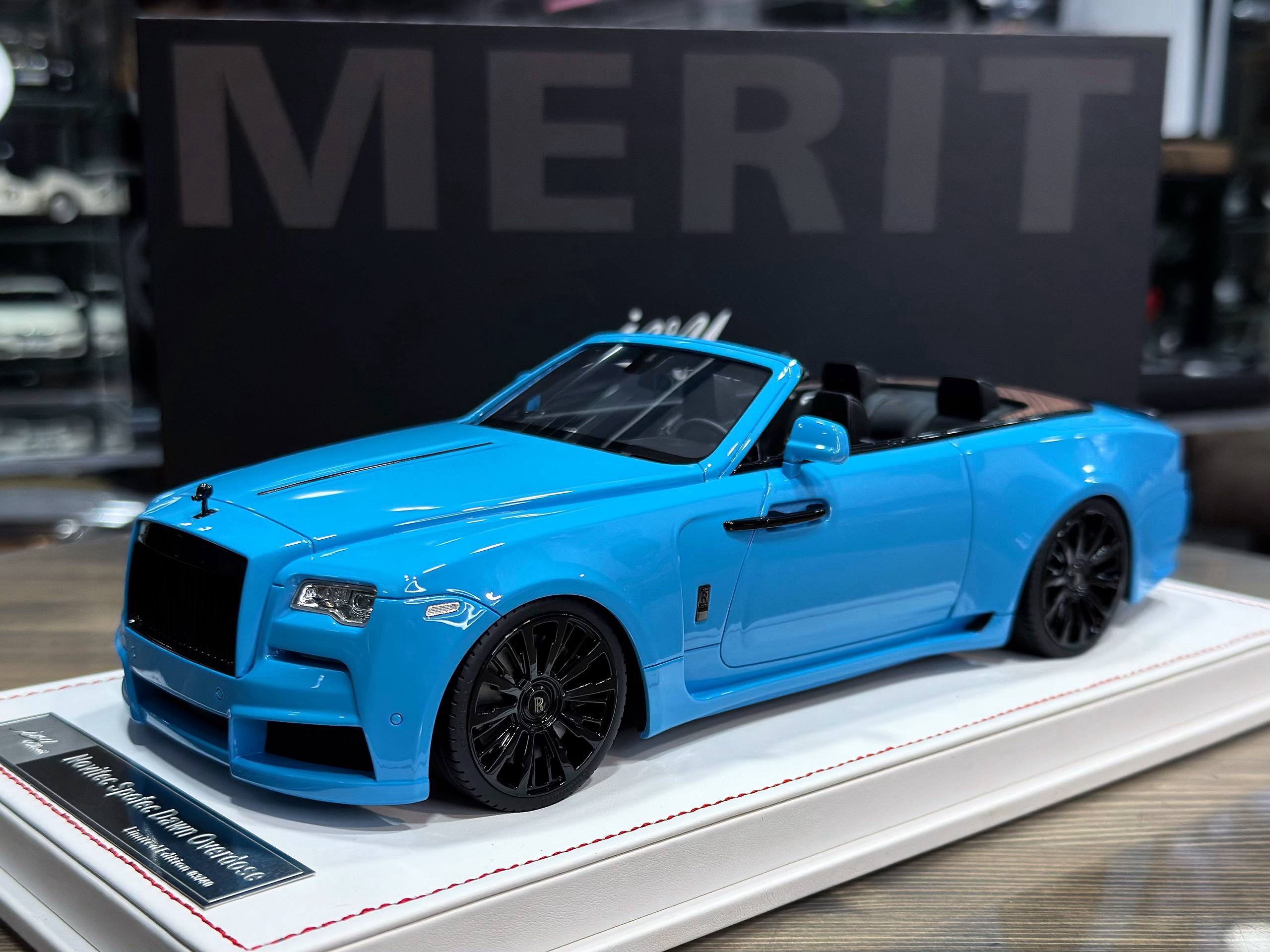 IVY Merit Rolls Royce Novitec Spofec Dawn Overdose Blue 1:18