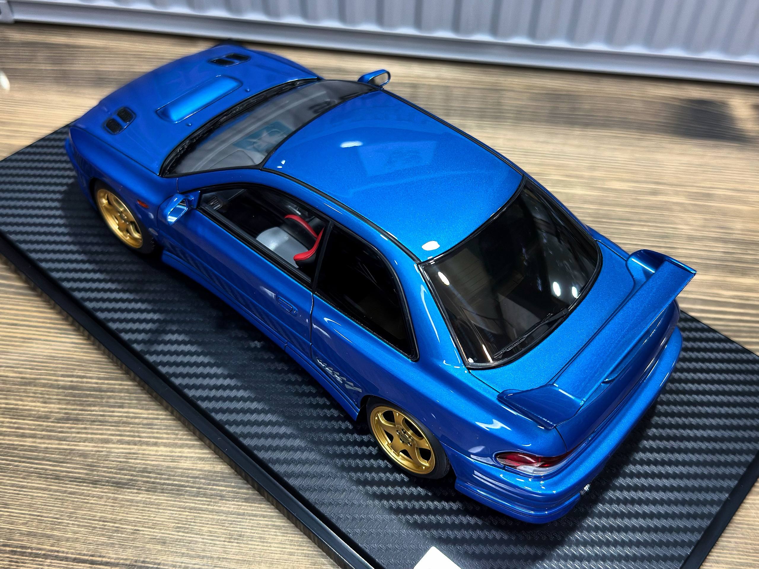 IG3540 Ignition Model Subaru Impreza WRX Type R STi Version V (GC8) Blue 1:18 — изображение 10