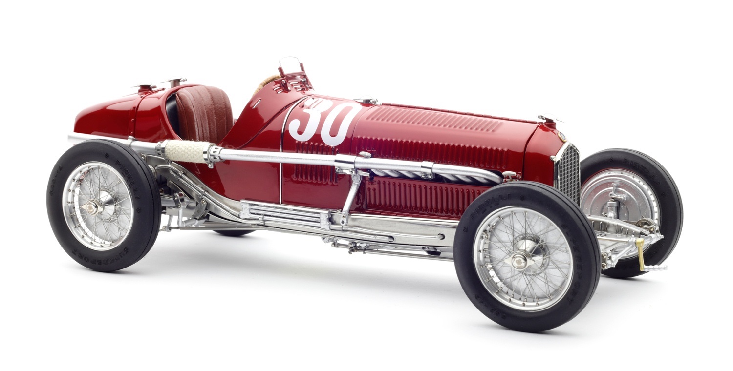M-229 CMC Alfa-Romeo P3 Winner Set Tazio Nuvolari Red 1:18 — изображение 4