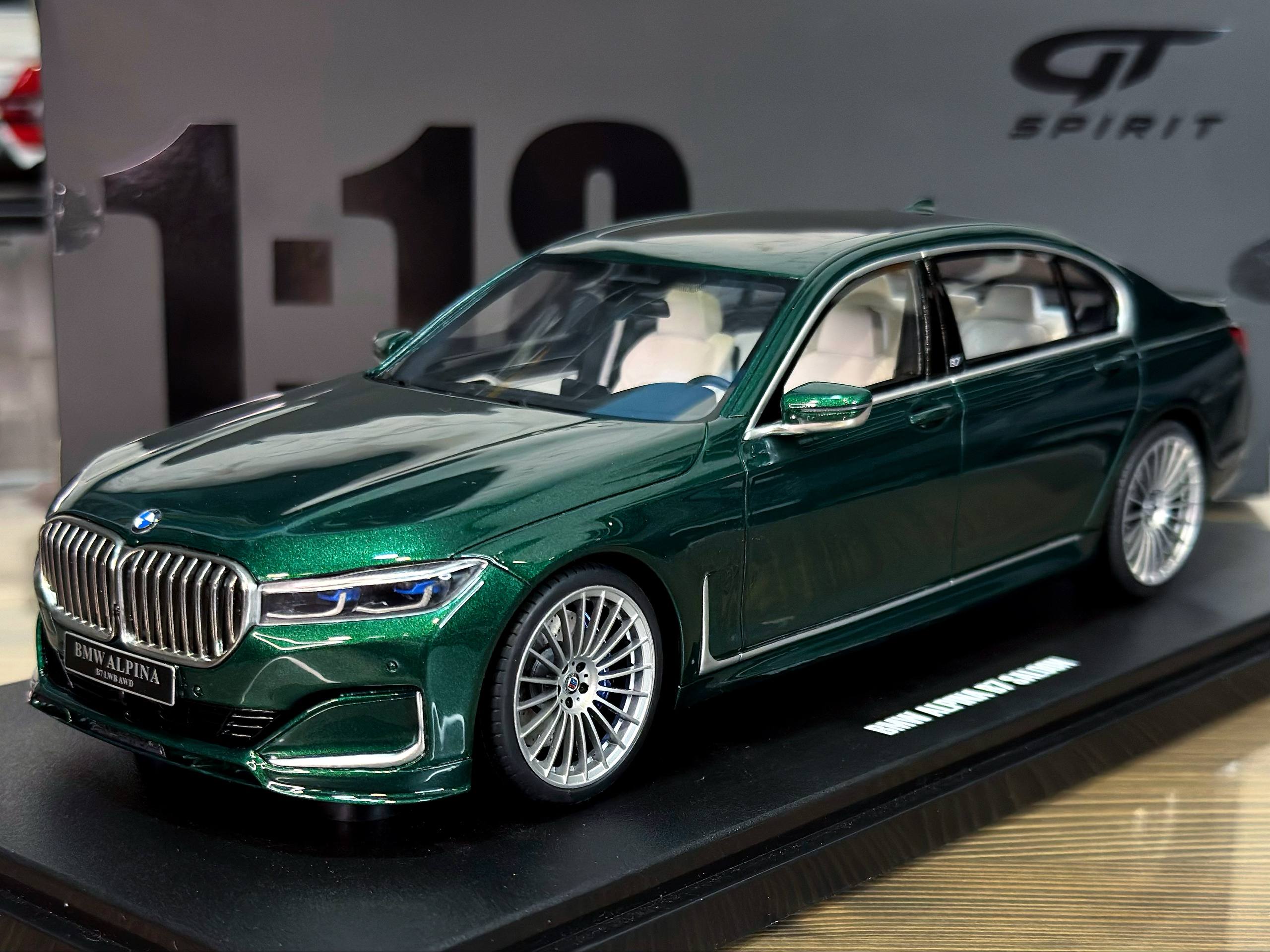 GT942 GT Spirit BMW 7 Series ALPINA B7 LCI BI Turbo (G12) 2023 Alpina Green 1:18