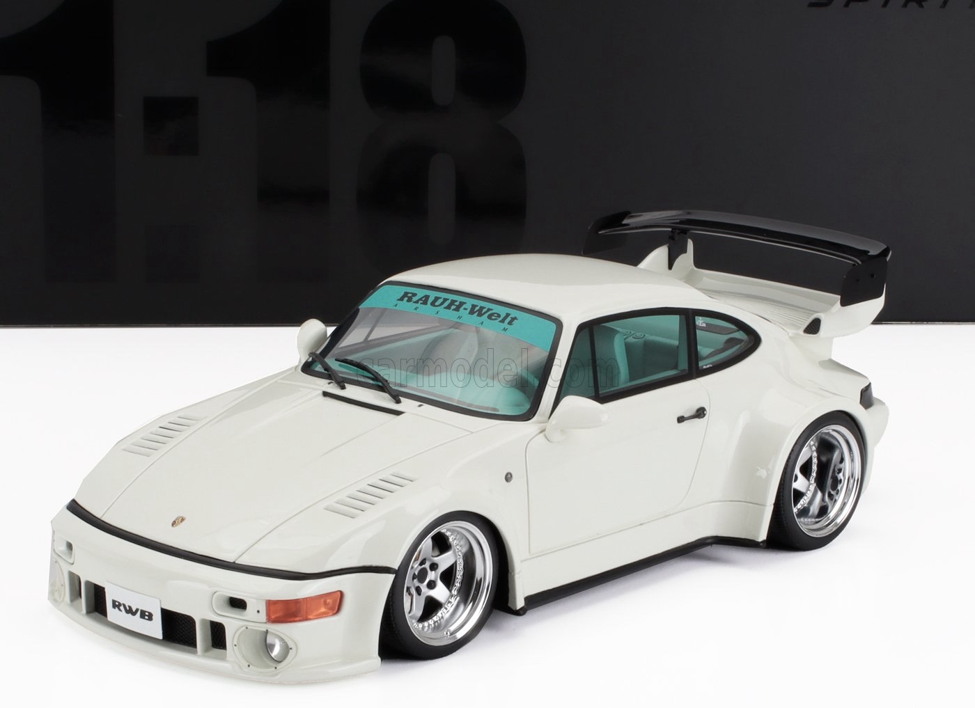 GT506 GT Spirit Porsche 911 RWBA Flat Nose Coupe 2023 White 1:18