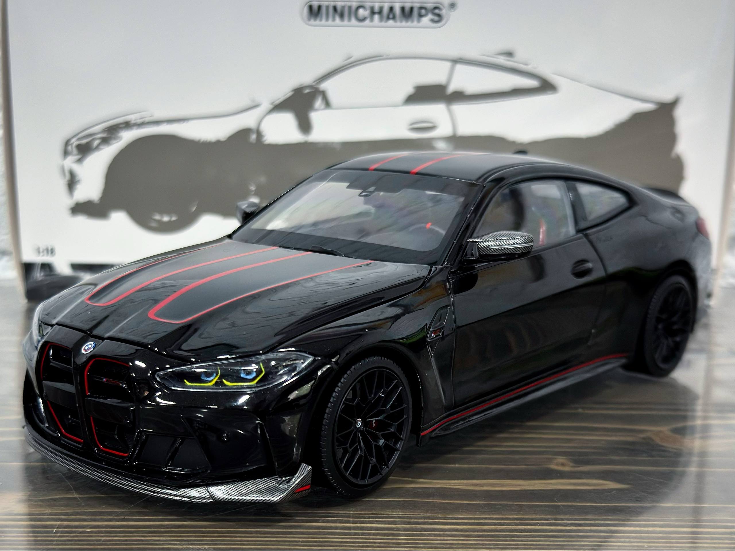 110023021 Minichamps BMW M4 CSL 2023 Black 1:18