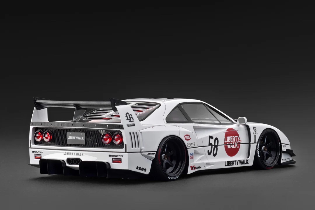IG3788 Ignition Model Ferrari LB-WORKS 40 White 1:18 — изображение 3