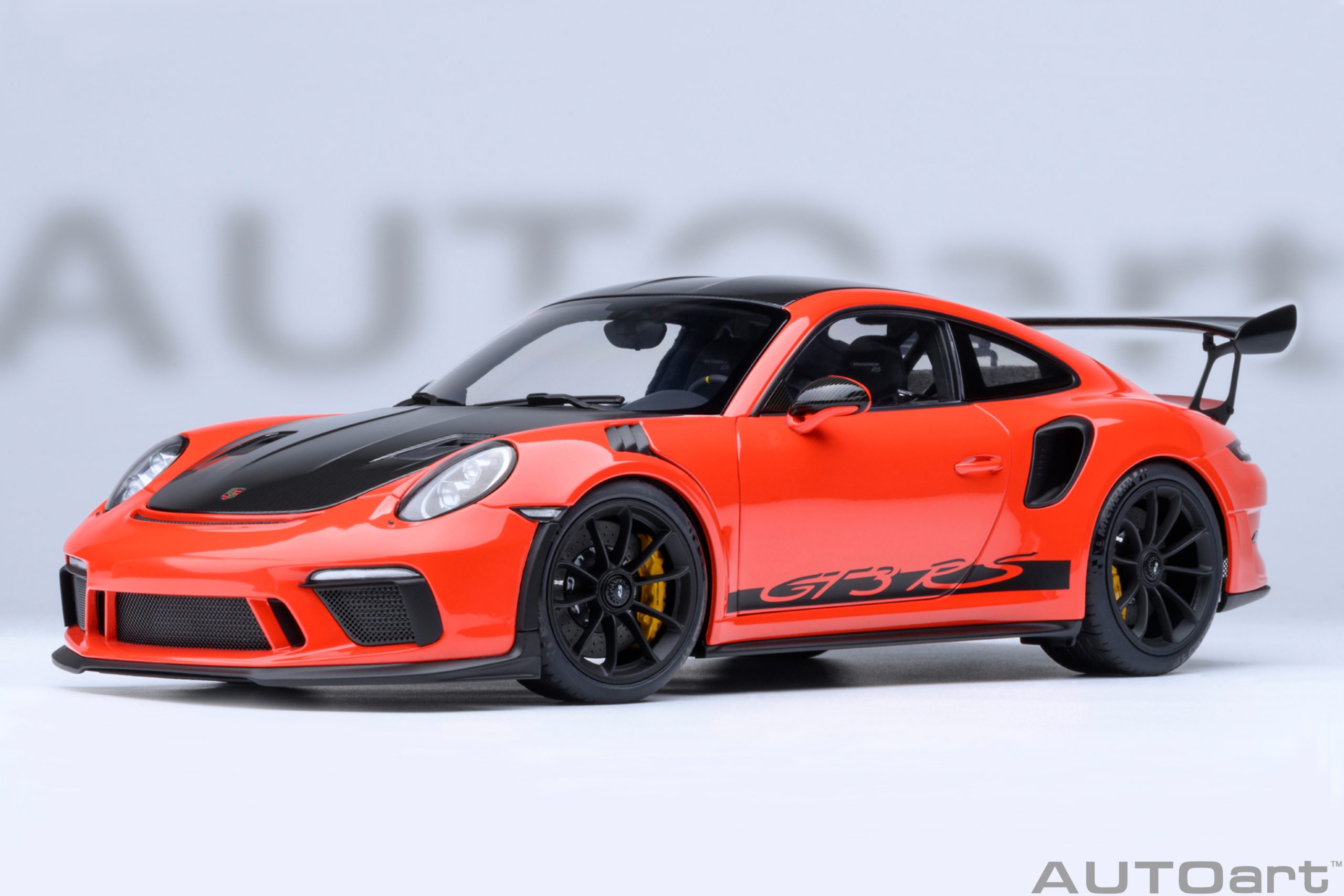 78177 AUTOart Porsche 911 (991.2) GT3 RS Weissach Package Lava Orange 1:18