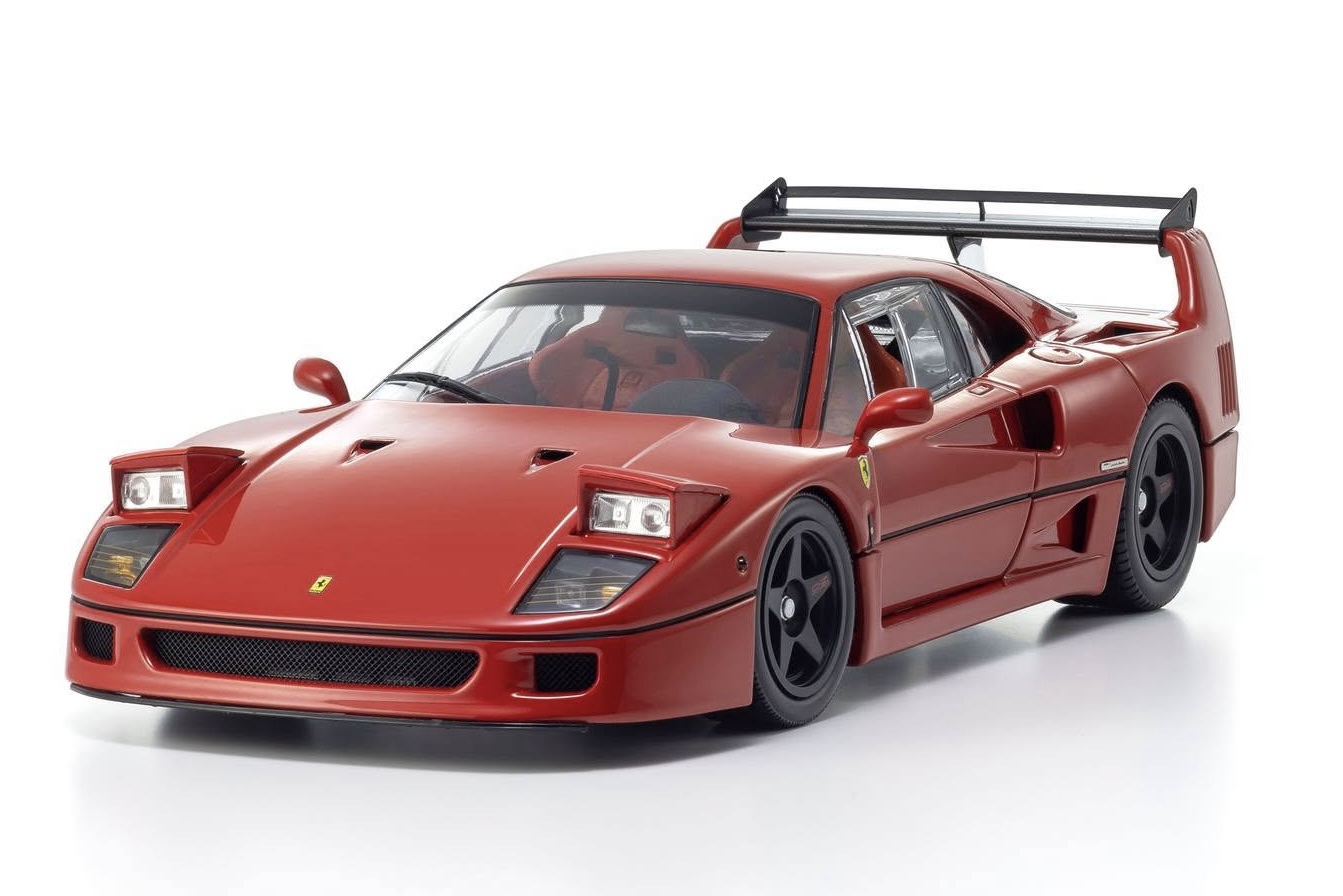 08416RLM Kyosho Ferrari F40 Light Weight LM Wing Red 1:18