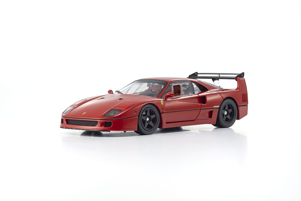 08416RL Kyosho Ferrari F40 Light Weight LM Wing Red 1:18