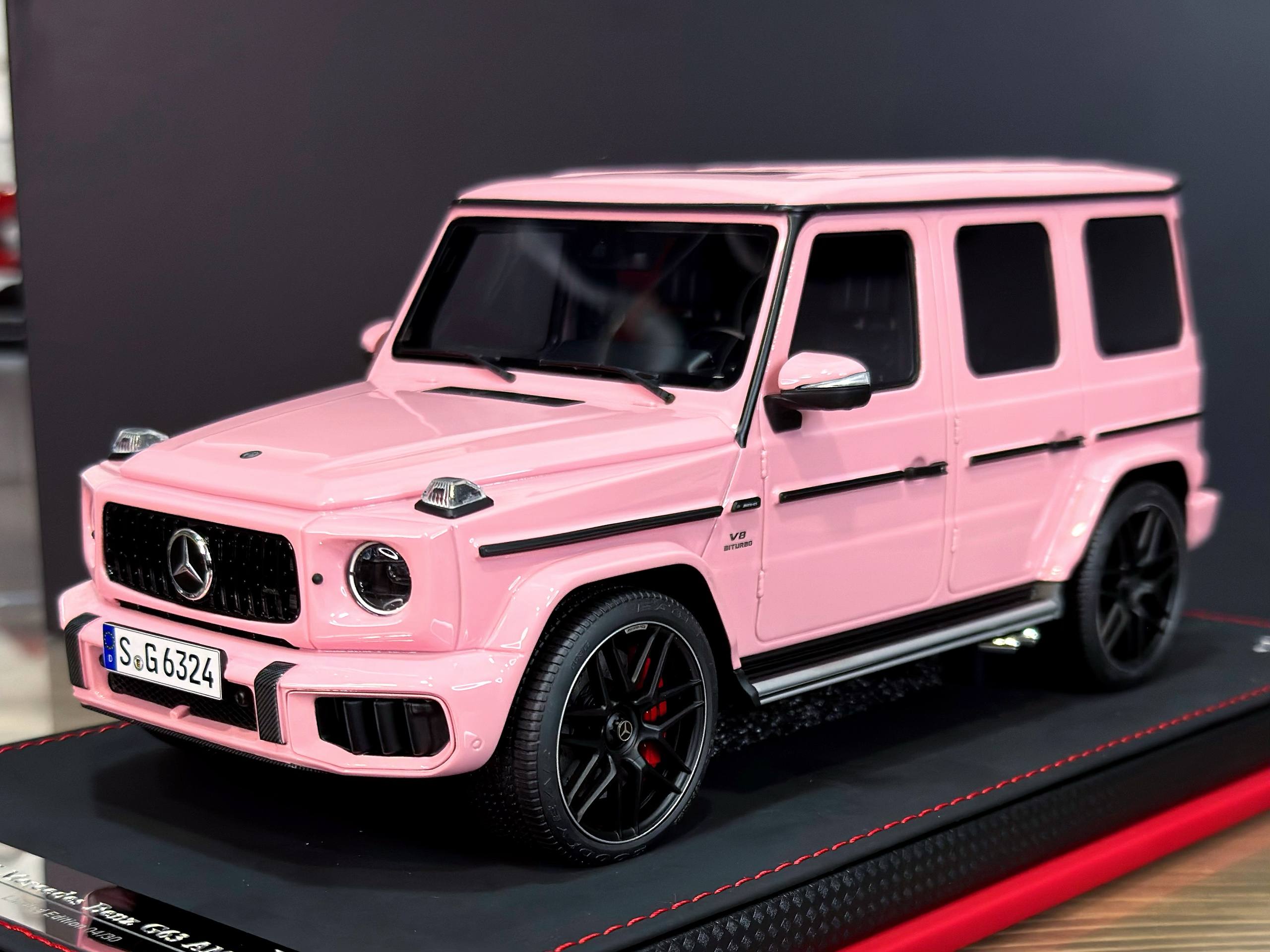 BBA Model Mercedes Benz G63 AMG 2025 Girls Pink 1:18