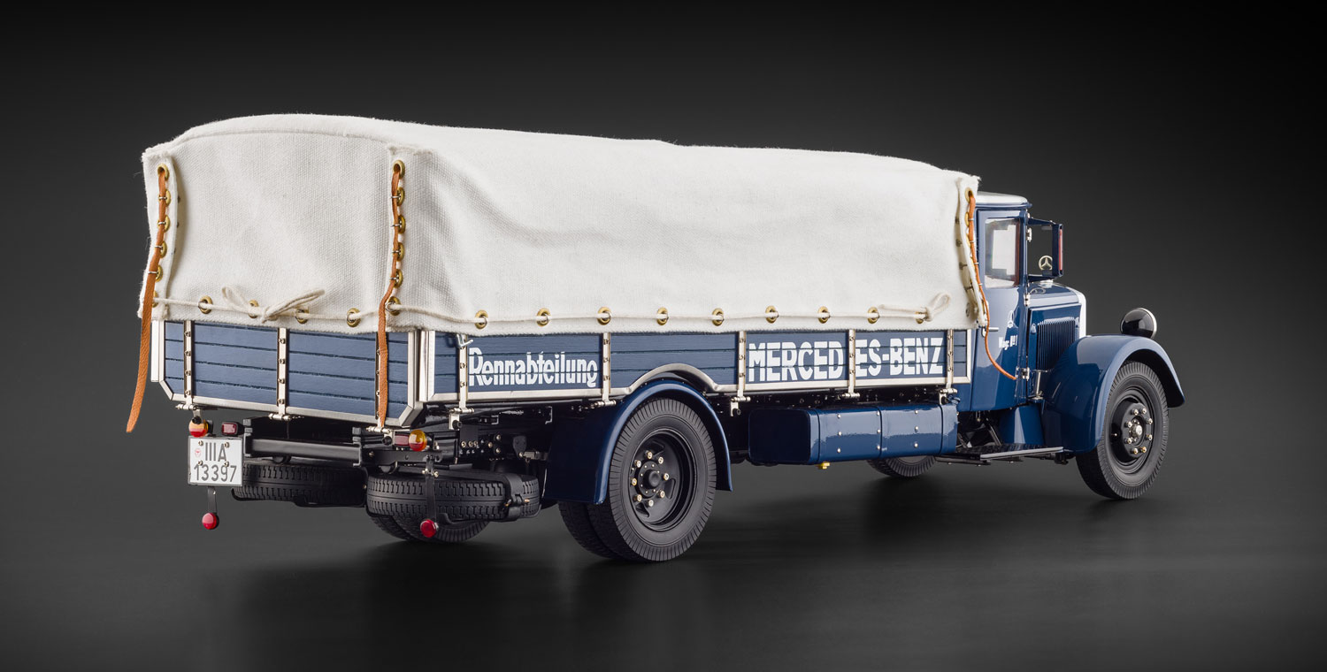M-144 CMC Mercedes Benz Race Car Transporter Lo 2750 1934-1938 1:18 — изображение 2