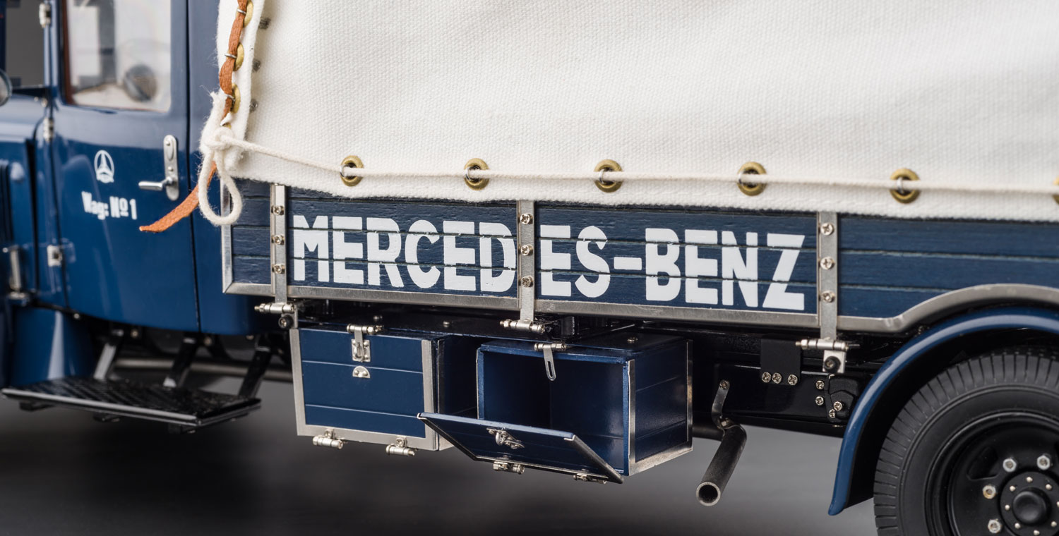 M-144 CMC Mercedes Benz Race Car Transporter Lo 2750 1934-1938 1:18 — изображение 4