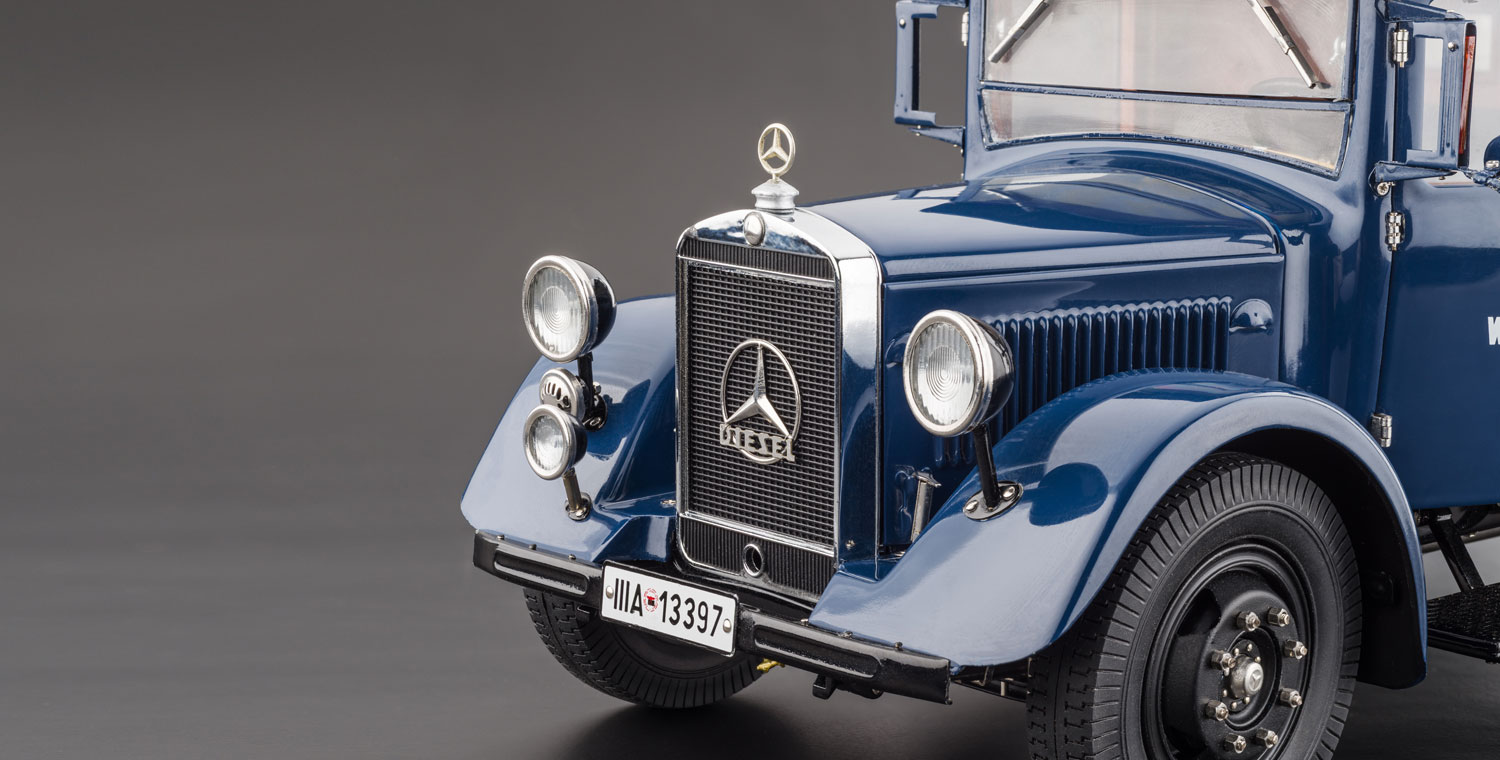 M-144 CMC Mercedes Benz Race Car Transporter Lo 2750 1934-1938 1:18 — изображение 7