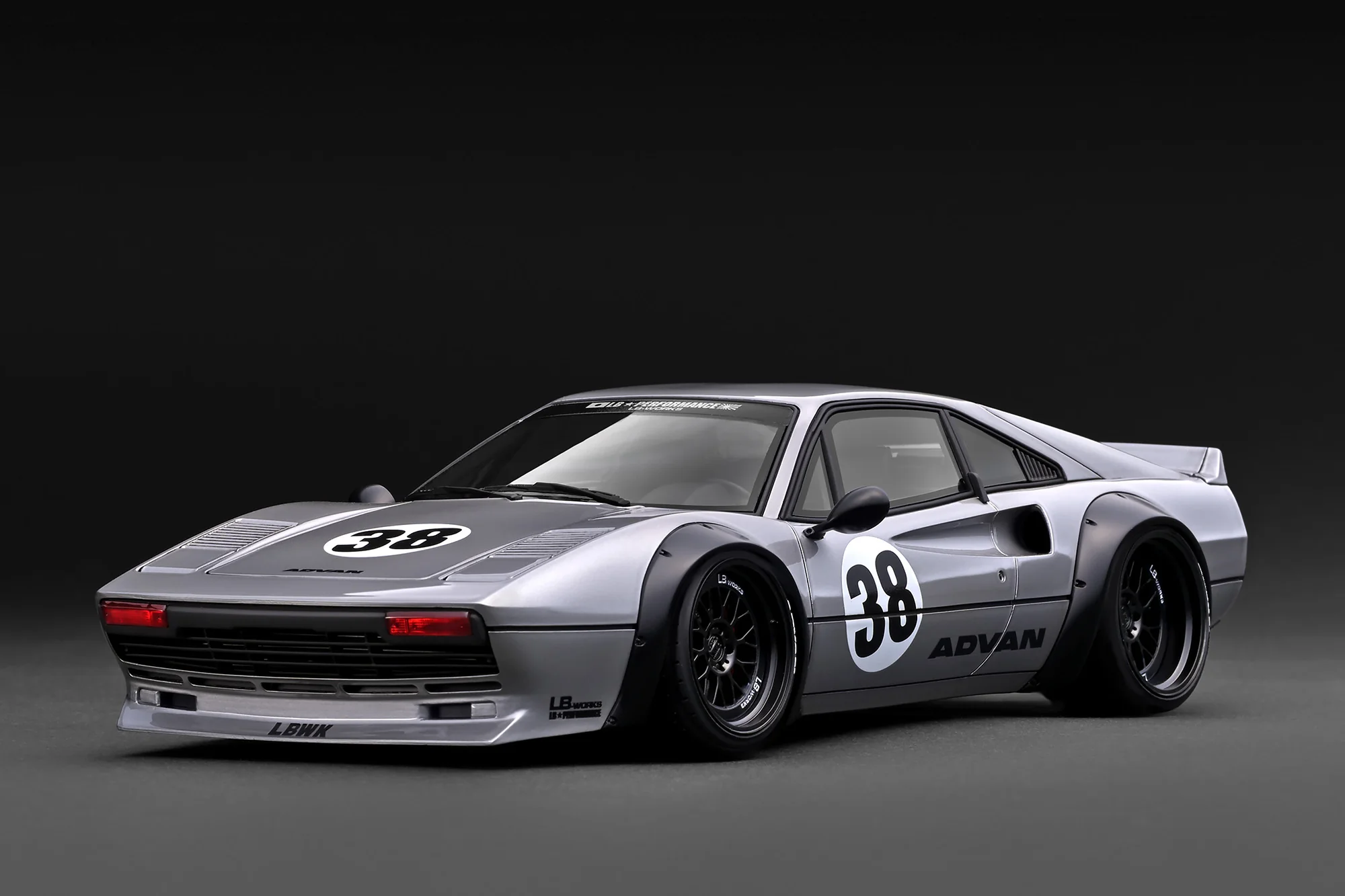 IG3746 Ignition Model Ferrari LB-WORKS 308 Silver 1:18