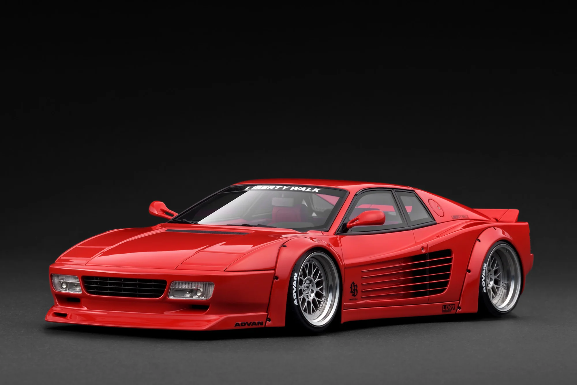 IG3749 Ignition Model Ferrari LB-WORKS 512 Red 1:18