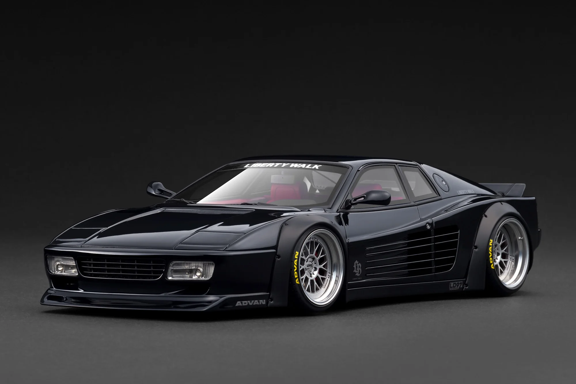 IG3750 Ignition Model Ferrari LB-WORKS 512 Black 1:18