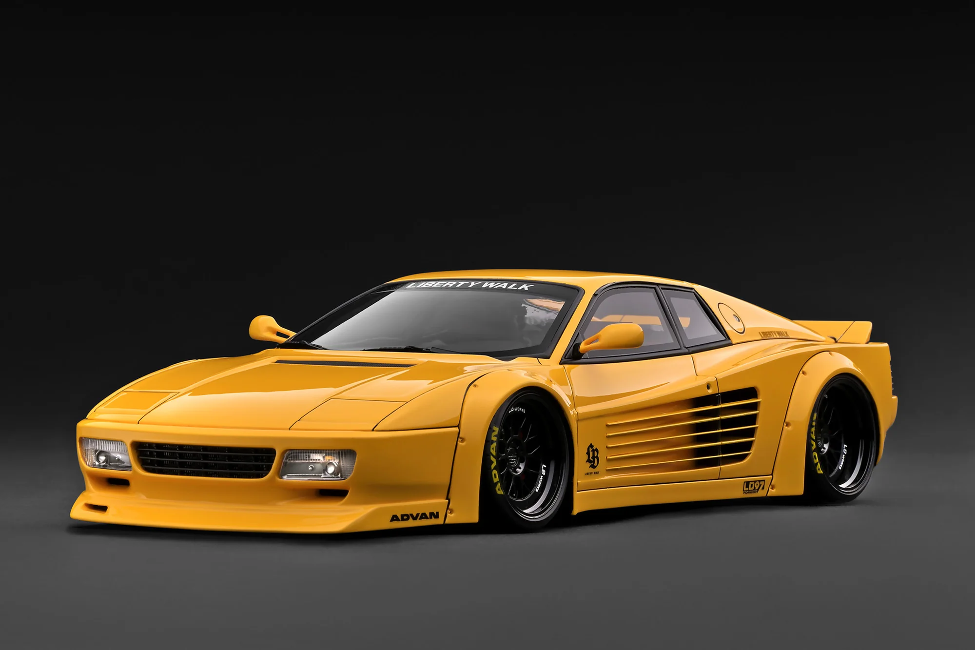 IG3794 Ignition Model Ferrari LB-WORKS 512 Yellow 1:18