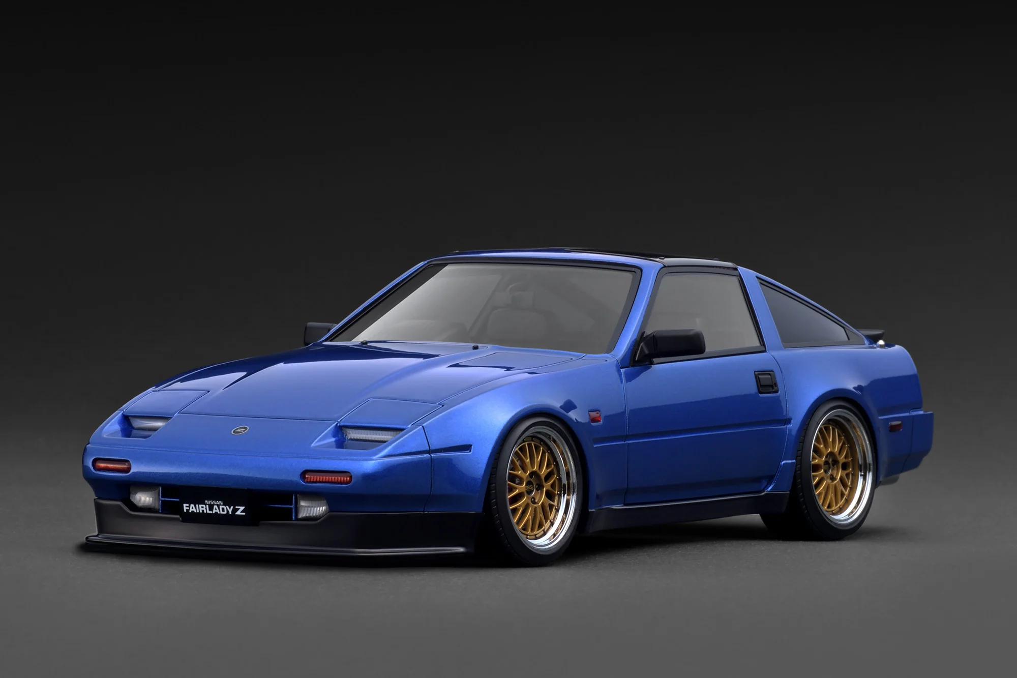 IG3898 Ignition Model Nissan Fairlady Z 2-Seater 300ZR (Z31) Light Blue Metallic 1:18