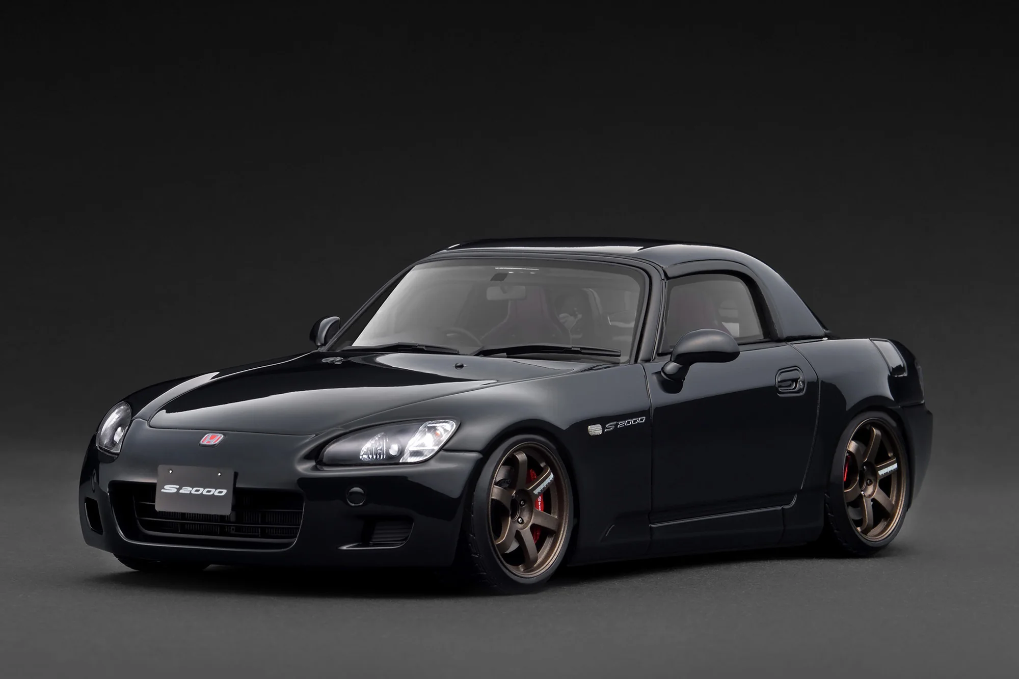 IG3921 Ignition Model Honda S2000 (AP1) Black 1:18