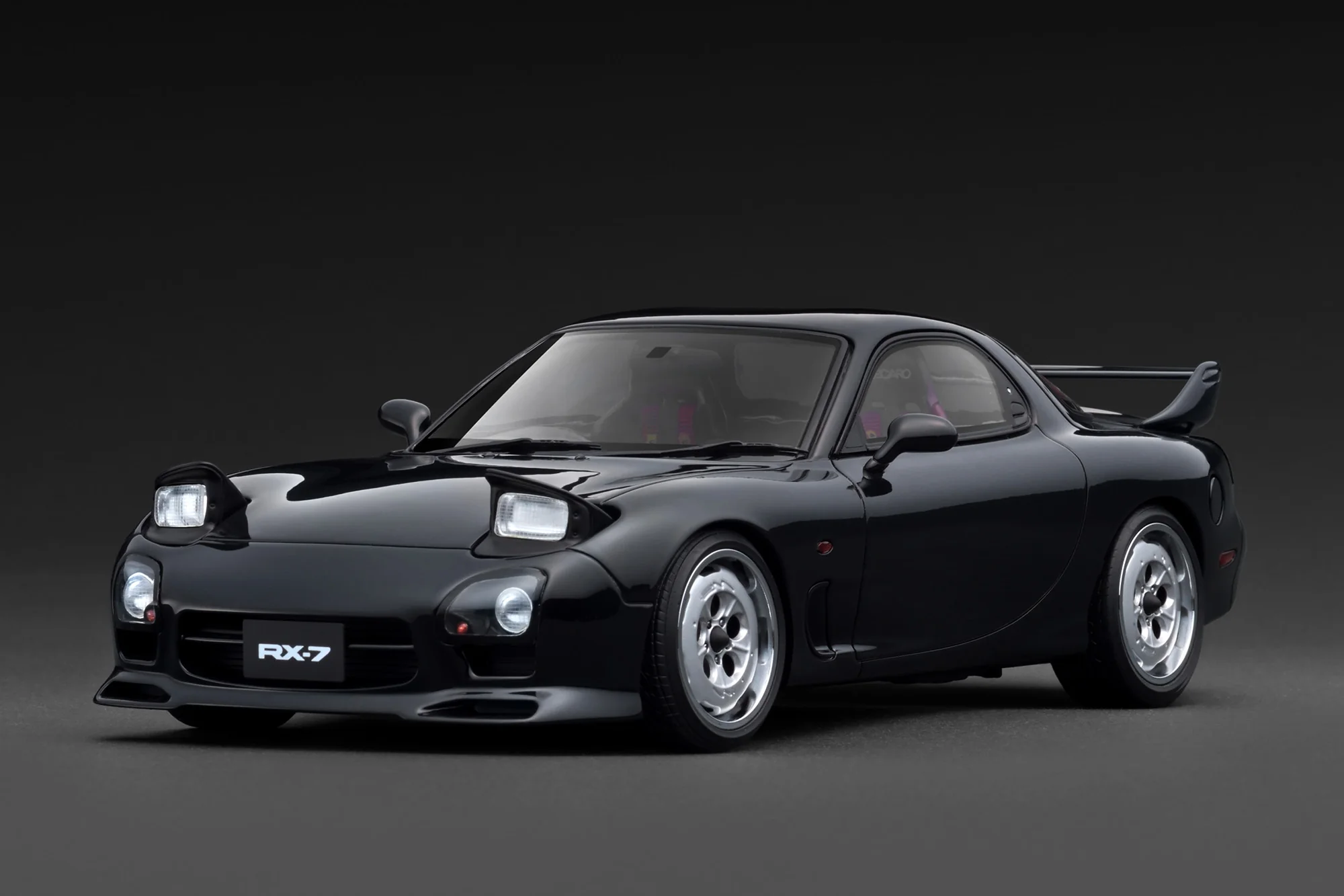 IG3943 Ignition Model Mazda RX-7 Mazda Speed A-spec (FD3S) Black 1:18