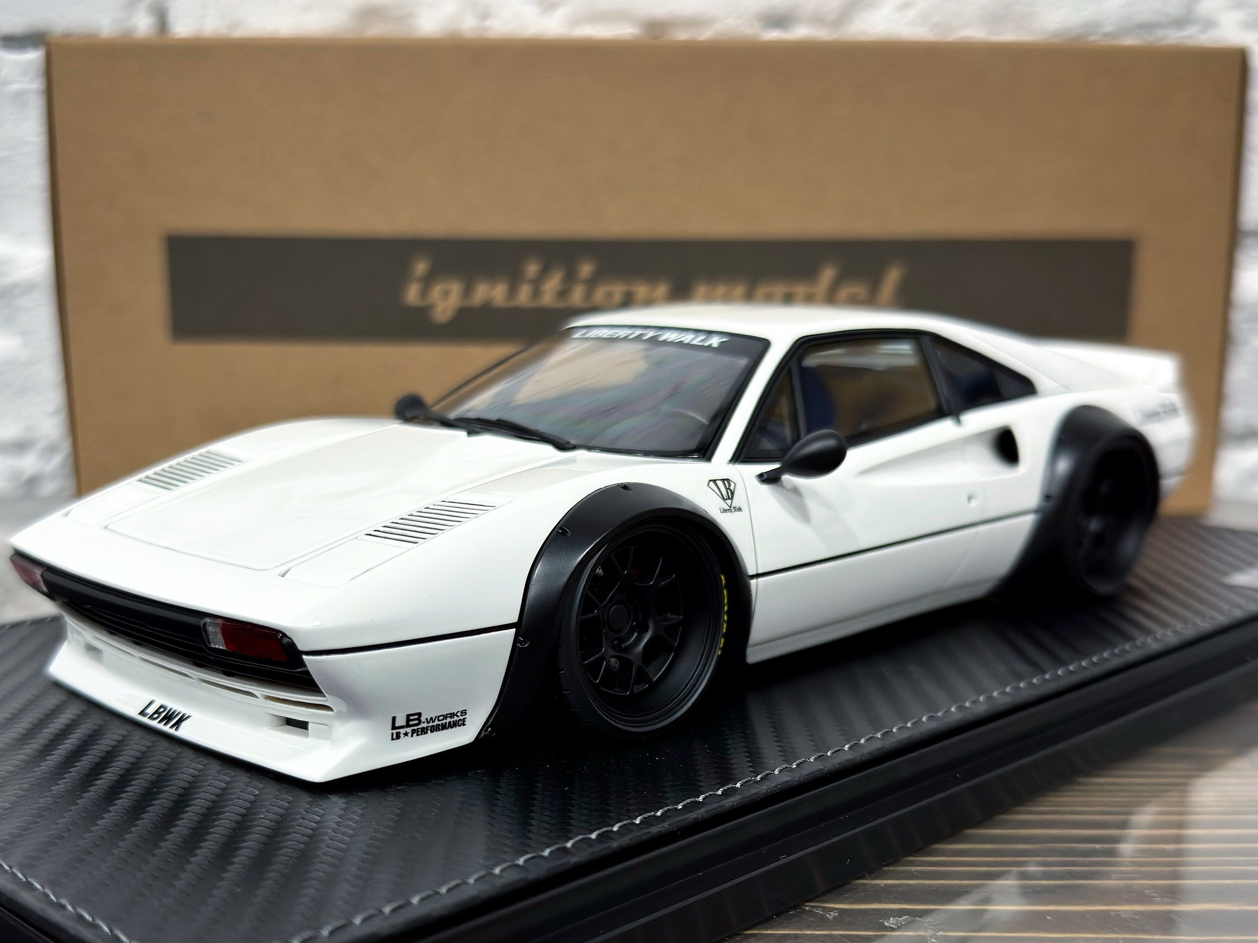 IG3747 Ignition Model Ferrari LB-WORKS 308 White 1:18
