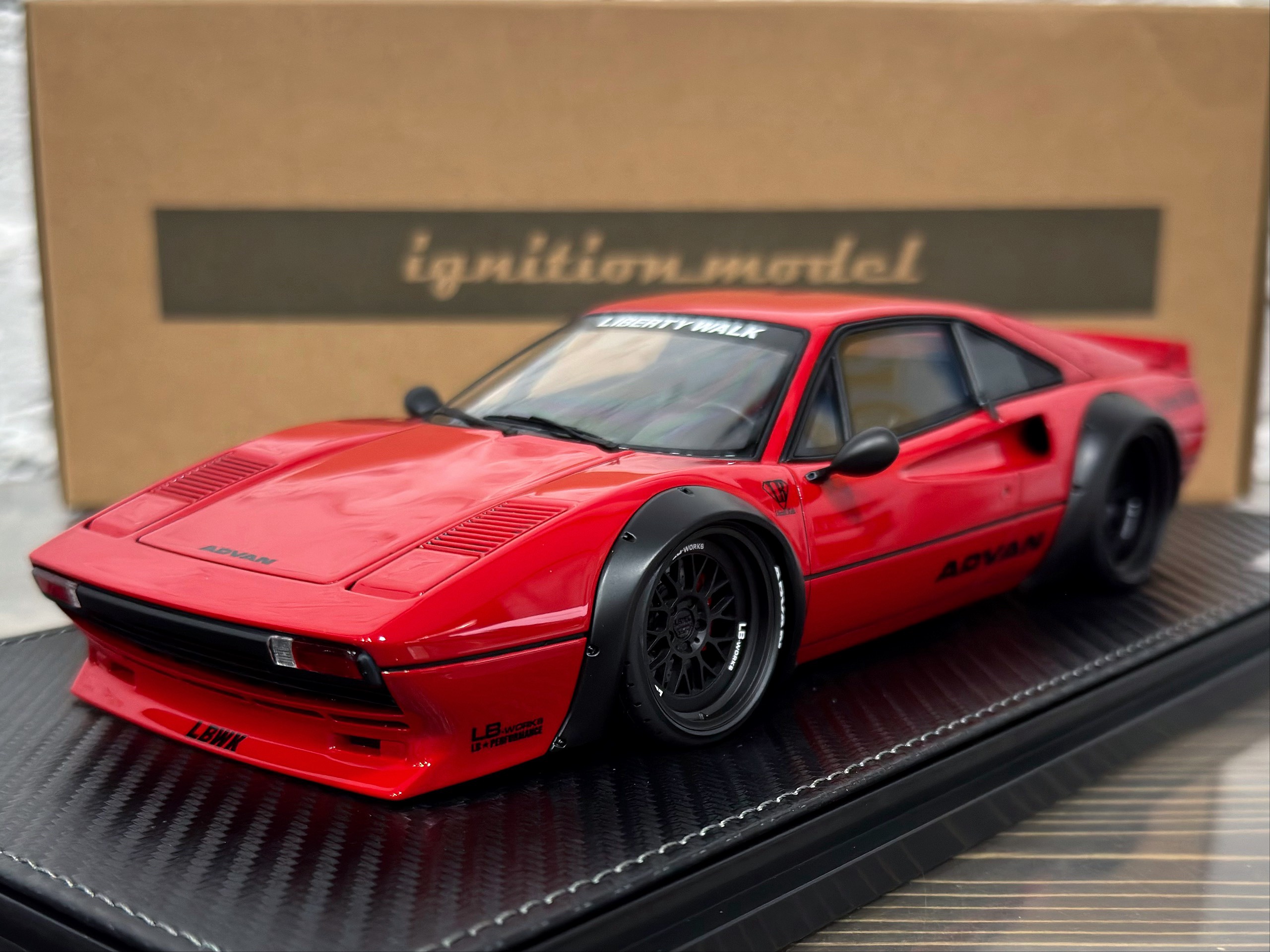 IG3795 Ignition Model Ferrari LB-WORKS 308 Red 1:18