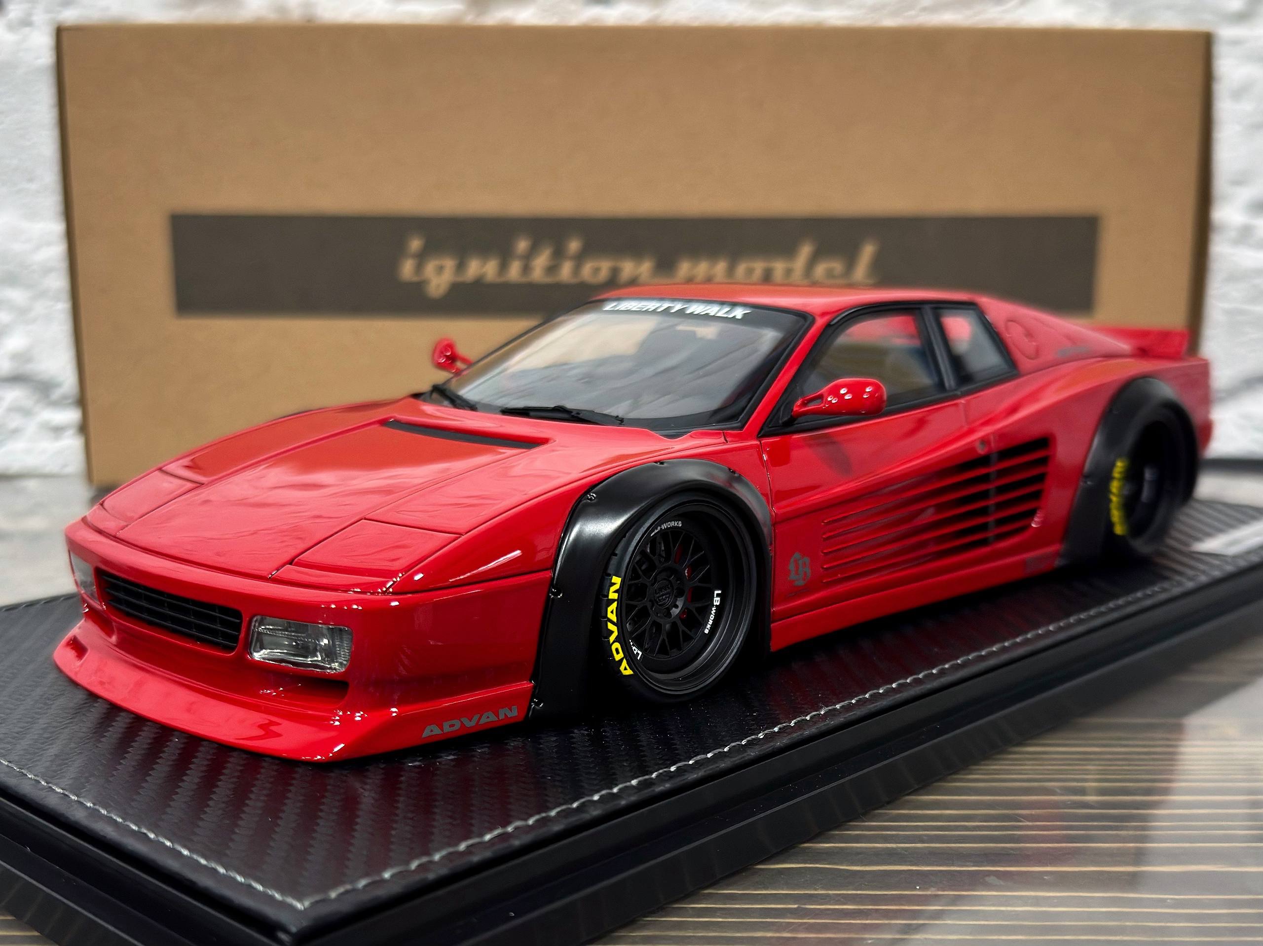 IG3791 Ignition Model Ferrari LB-WORKS 512 Red 1:18