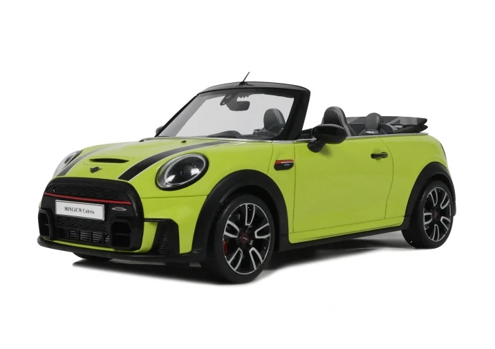 OT1303 Otto Mobile Mini JCW Cabrio Zesty Yellow C5H 2021 1:18