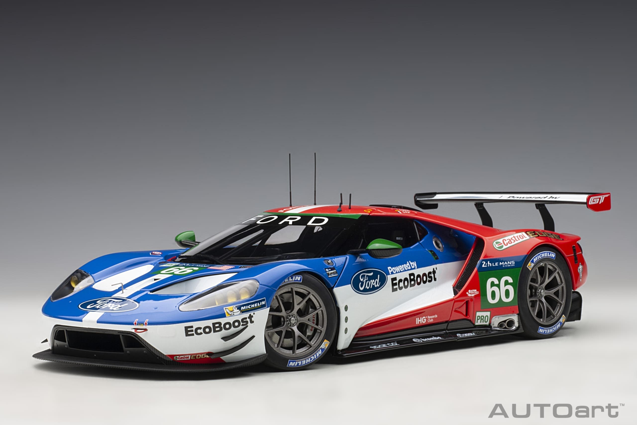 81610 AUTOart Ford GT GTE Pro Le Mans 24h 2016 #66 B.Johnson/S.Mucke/O.Pla 1:18