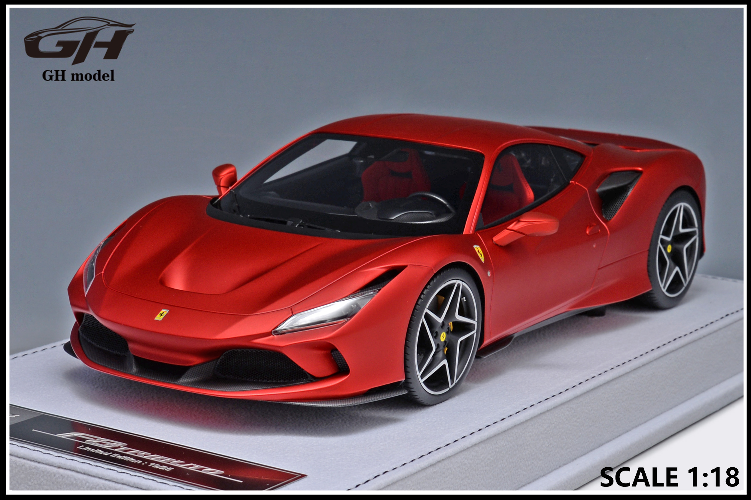 GH Model Ferrari F8 Tributo Matte Red 1:18