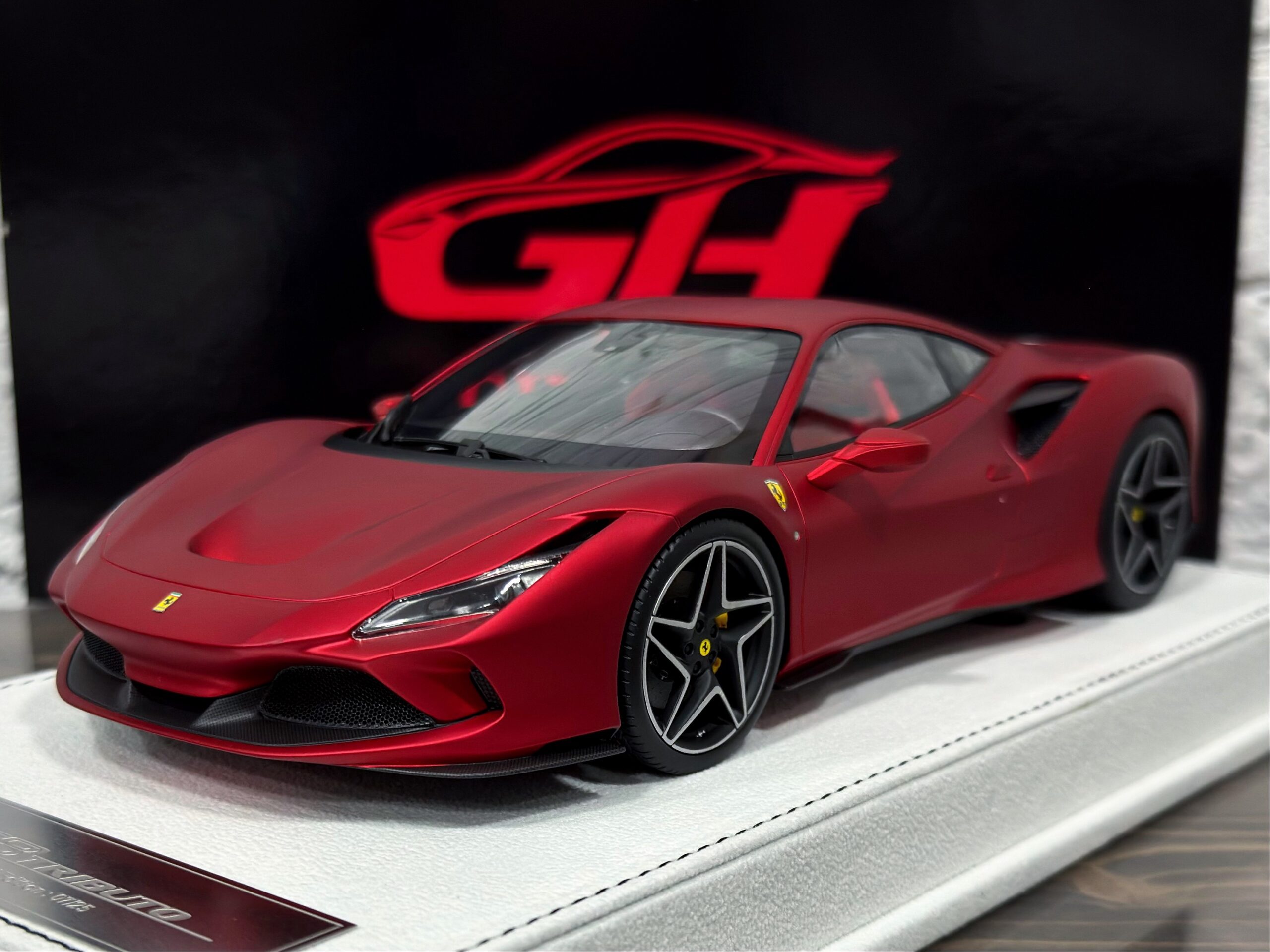 GH Model Ferrari F8 Tributo Matte Red 1:18