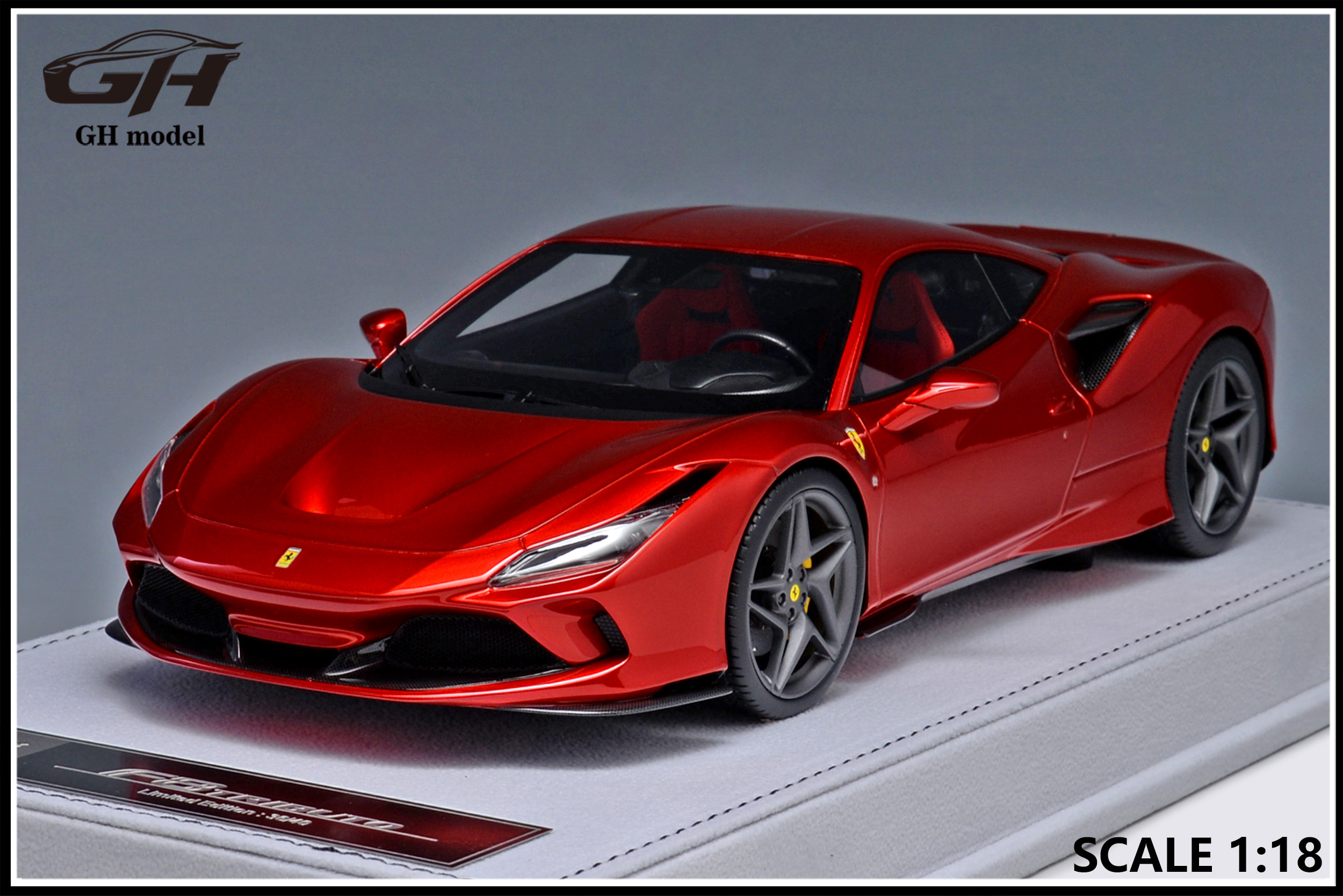 GH Model Ferrari F8 Tributo Metallic Red 1:18