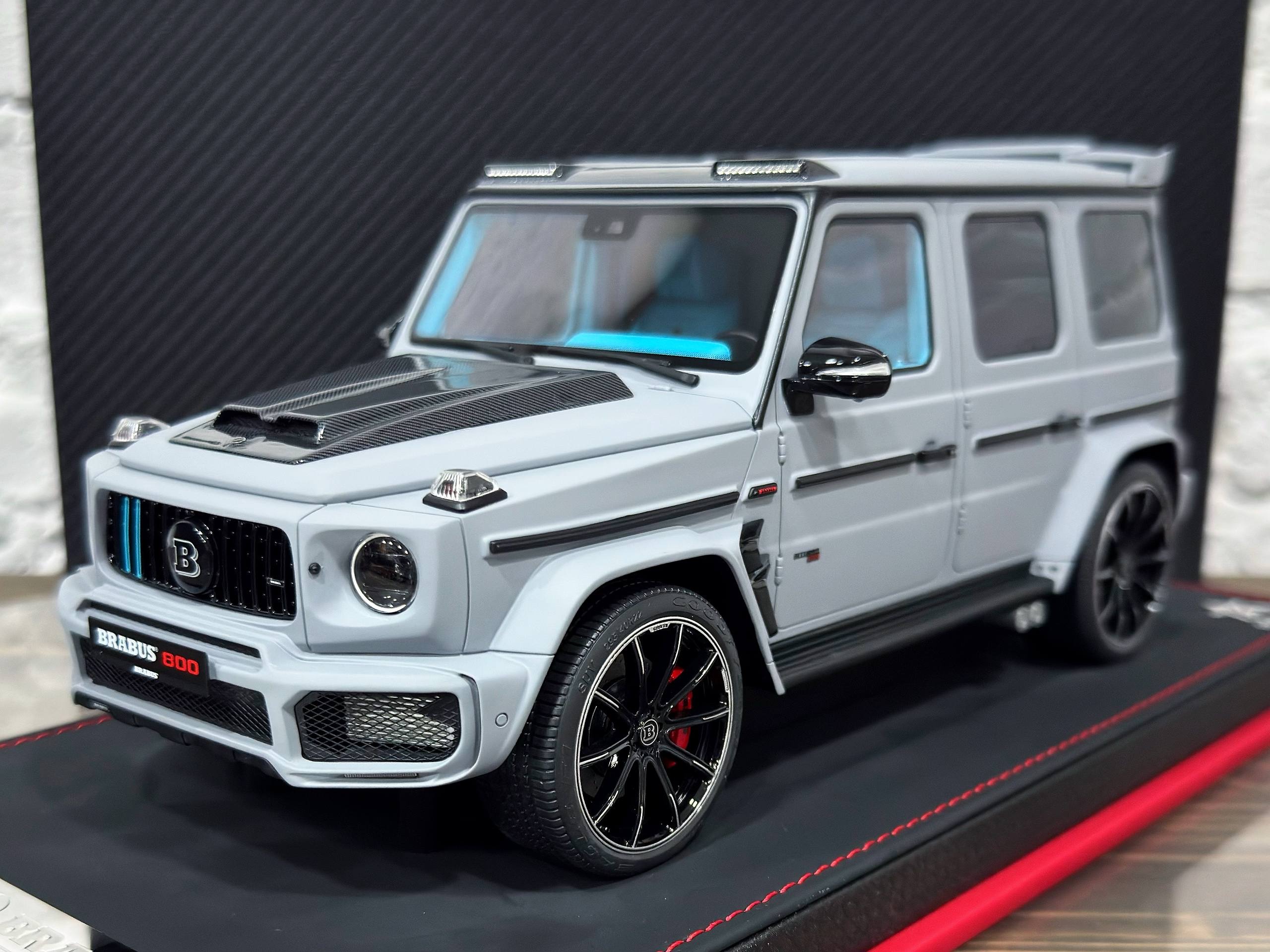 BBA Model Mercedes Benz BRABUS G800 Battle Grey 1:18
