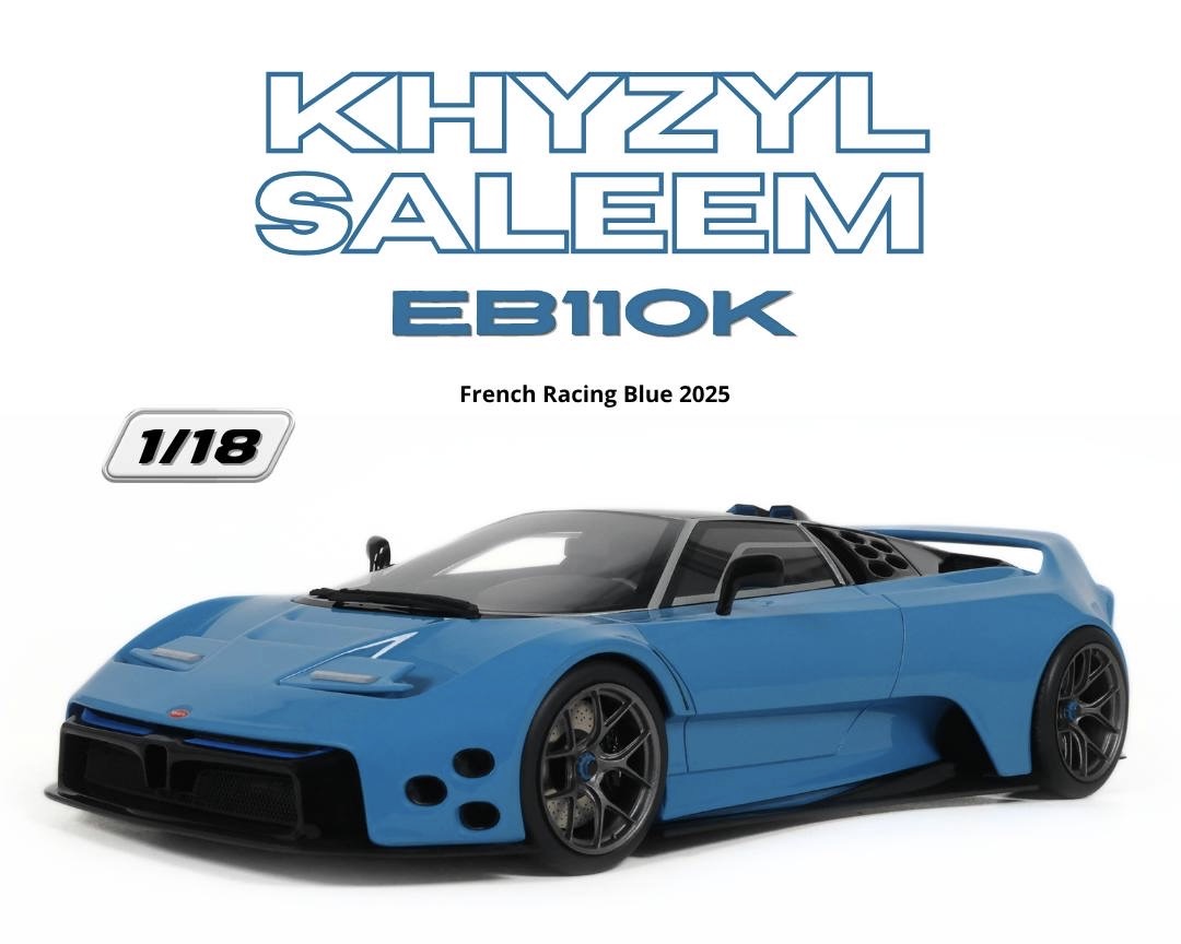 GT622 GT Spirit Khyzyl Saleem EB110K French Racing Blue 2026 1:18