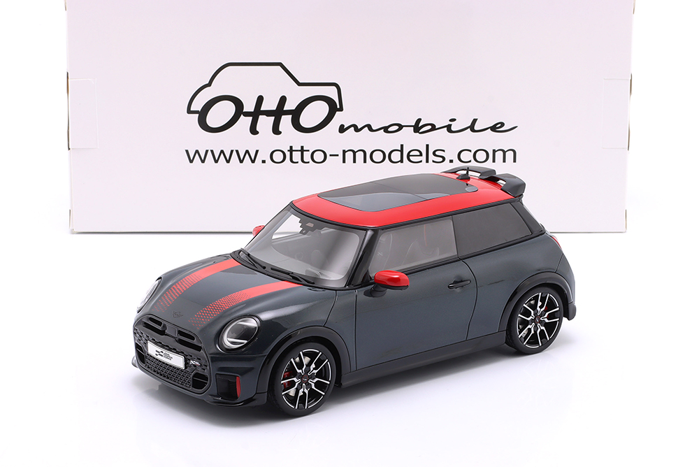 OT1244 Otto Mobile Mini Cooper JCW Legend Grey 2024 1:18