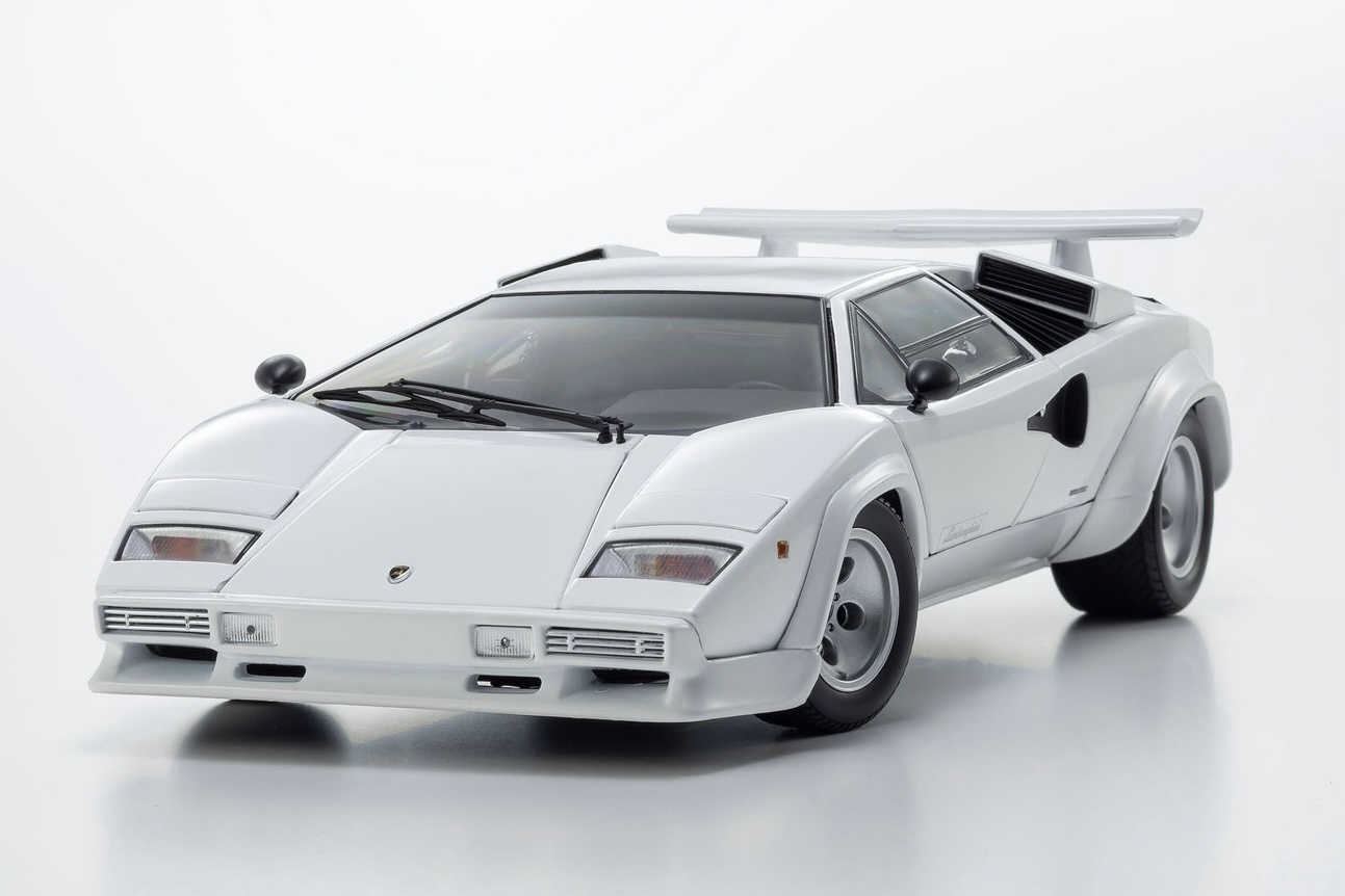 08320WFL Kyosho Lamborghini Countach LP400 S White 1:18