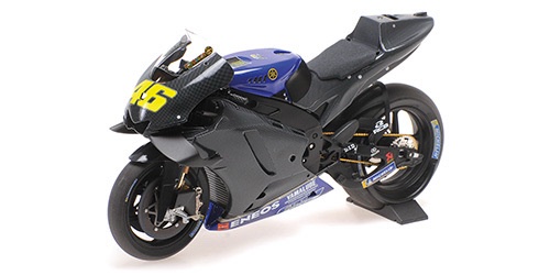 122203946 Minichamps Yamaha YZR M1 Monster Energy Yamaha Moto GP Valentino Rossi Test Brno July 2019 1:12