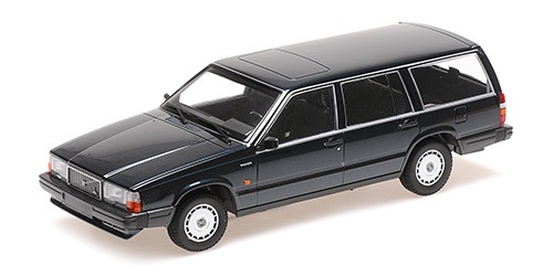 155171771 Minichamps Volvo 740 GL Break 1986 Dark Green Metallic 1:18
