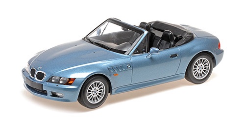 155024130 Minichamps BMW Z3 Roadster 1997 Light Blue Metallic 1:18