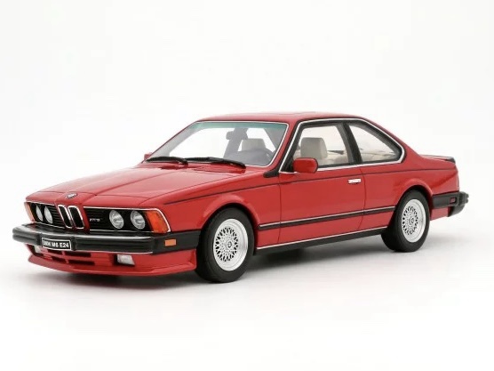 OT1018 Otto Mobile BMW E24 M6 Henna Red 1986 1:18