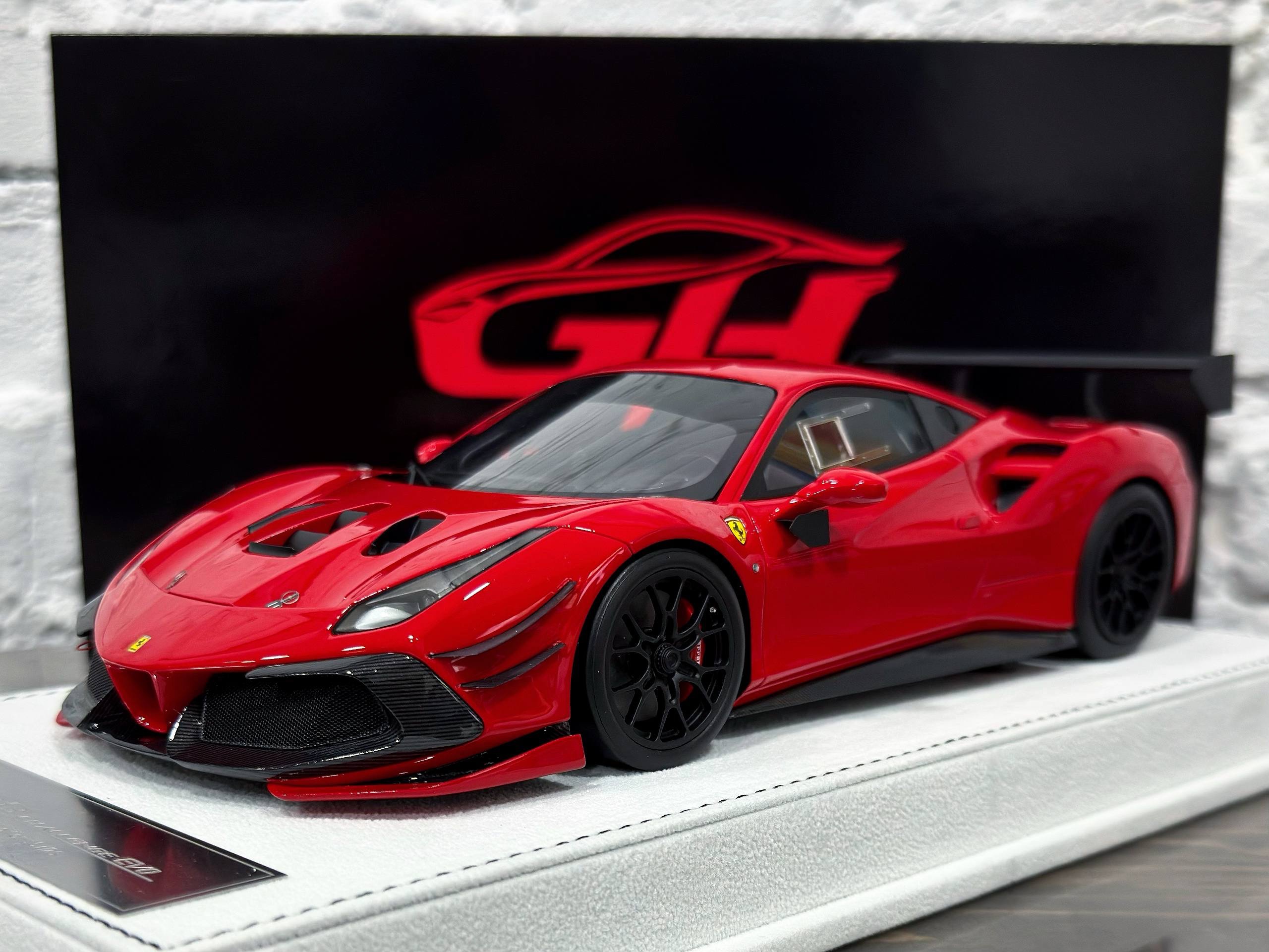 GH Model Ferrari 488 Challenge EVO Red 1:18