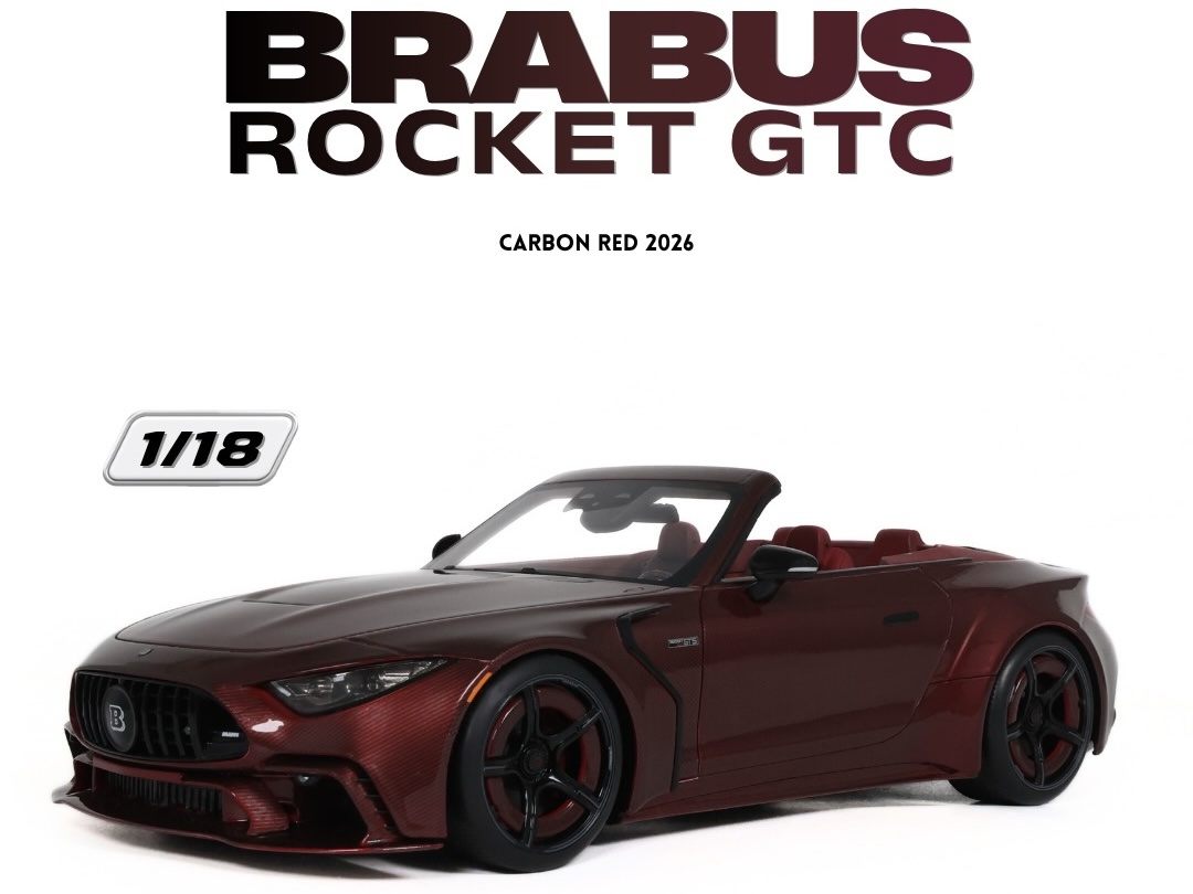 GT600 GT Spirit Brabus Rocket GTC Carbon Red 2026 1:18