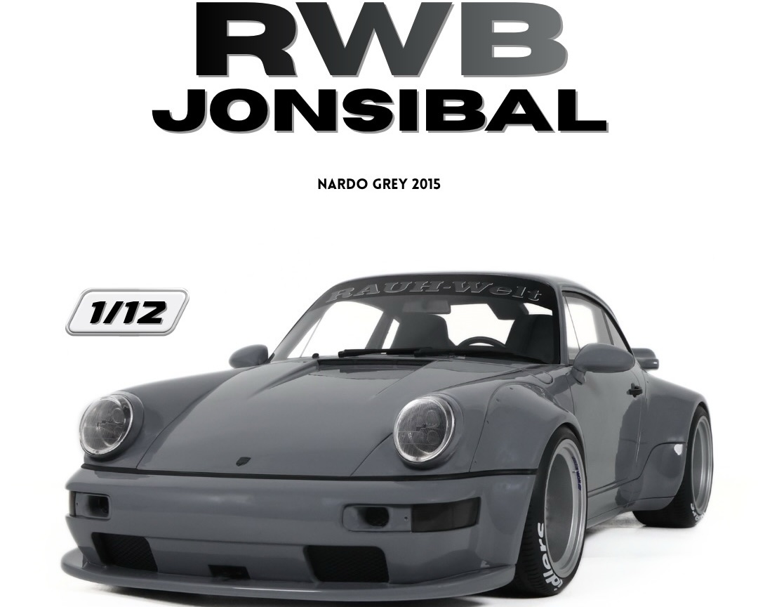 GT602 GT Spirit Porsche RWB Jonsibal Nardo Grey 2015 1:12