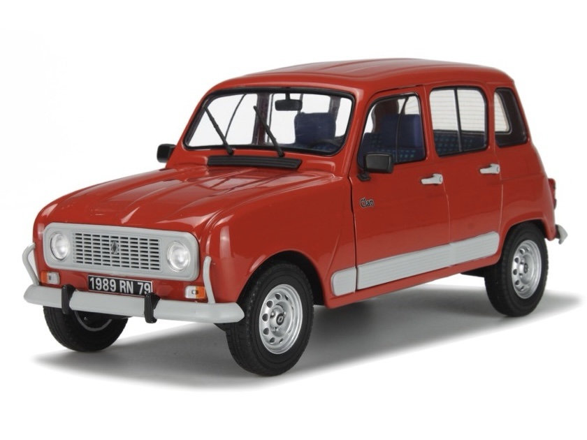 S1800102 Solido Renault 4L Clan Rouge 1978 1:18