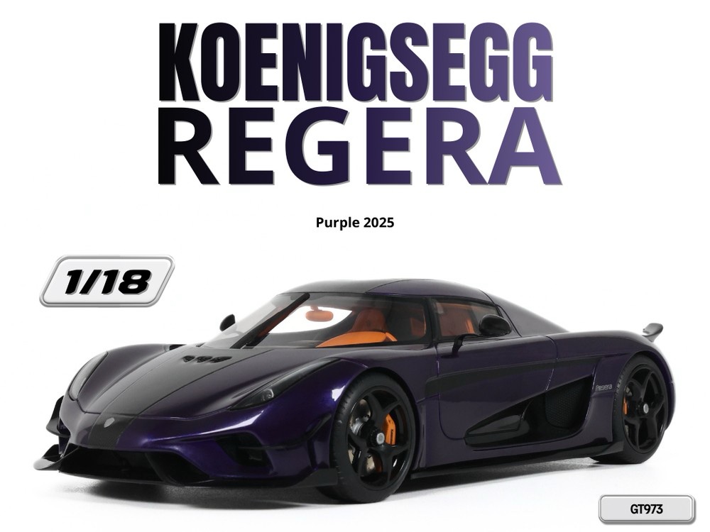 GT973 GT Spirit Koenigsegg Regera Purple 1:18