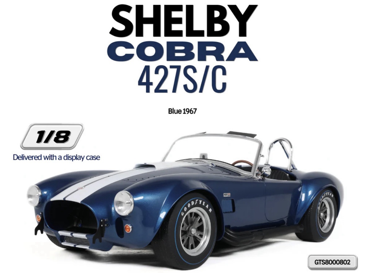 GTS800802 GT Spirit Shelby Cobra 427 S/C Blue 1967 1:8