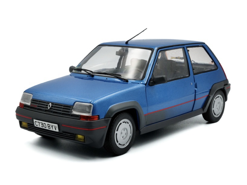 S1810004 Solido Renault 5 GT Turbo MK1 Bleu Alpine 1985 1:18