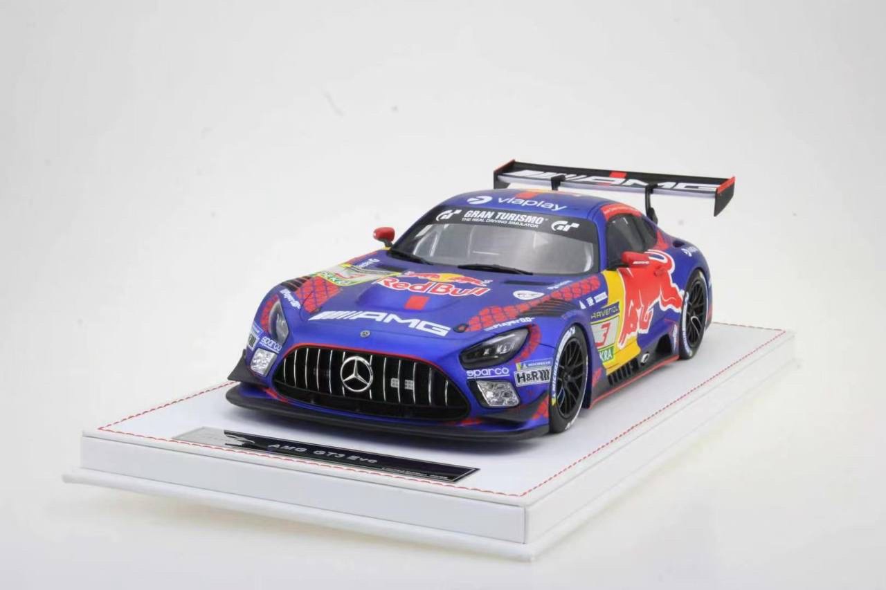 Velocis Model Mercedes AMG GT3 Evo #3 Red Bull Nurburgring Livery 1:18