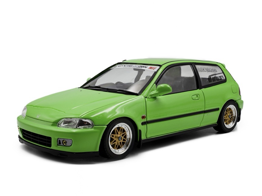 S1810408 Solido Honda Civic (EG6) Solido Works Neon Green 1991 1:18