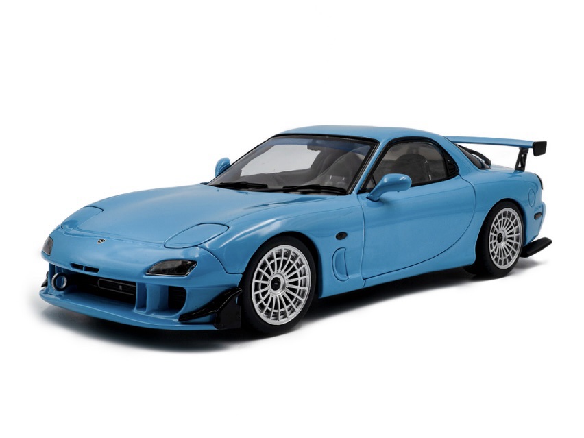 S1810608 Solido Mazda RX7 FD3RS Solido Works Blue 1999 1:18