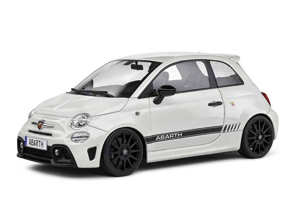 S1811301 Solido Fiat F595 Abarth Ghiaccio White 2022 1:18
